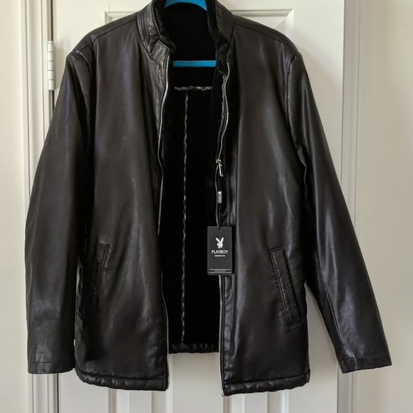 PLAYBOY Jackets & Blazers - Vintage Leather Playboy Jacket never worn